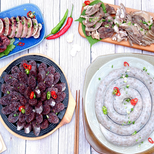설악순대세트 (찹쌀 아바이 오징어순대 내장모듬 돼지부산물) 선물세트 : 설악청정푸드-속초순대