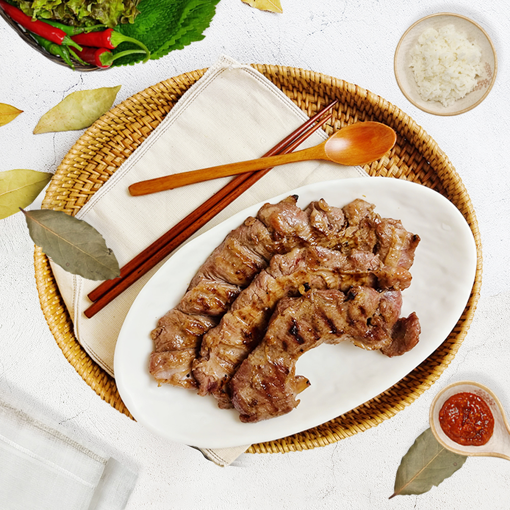 천지푸드 양념 갈매기살 돼지고기 특수부위 돼지갈매기살 구이 500g : 천지푸드