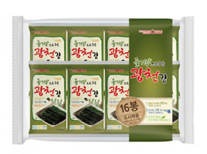 들기름광천김(도시락김) 4gX16봉 : 터닝포인트 실버 프랜차이즈