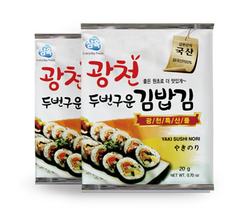 삼육 광천두번구운김밥김 20g : 터닝포인트 실버 프랜차이즈