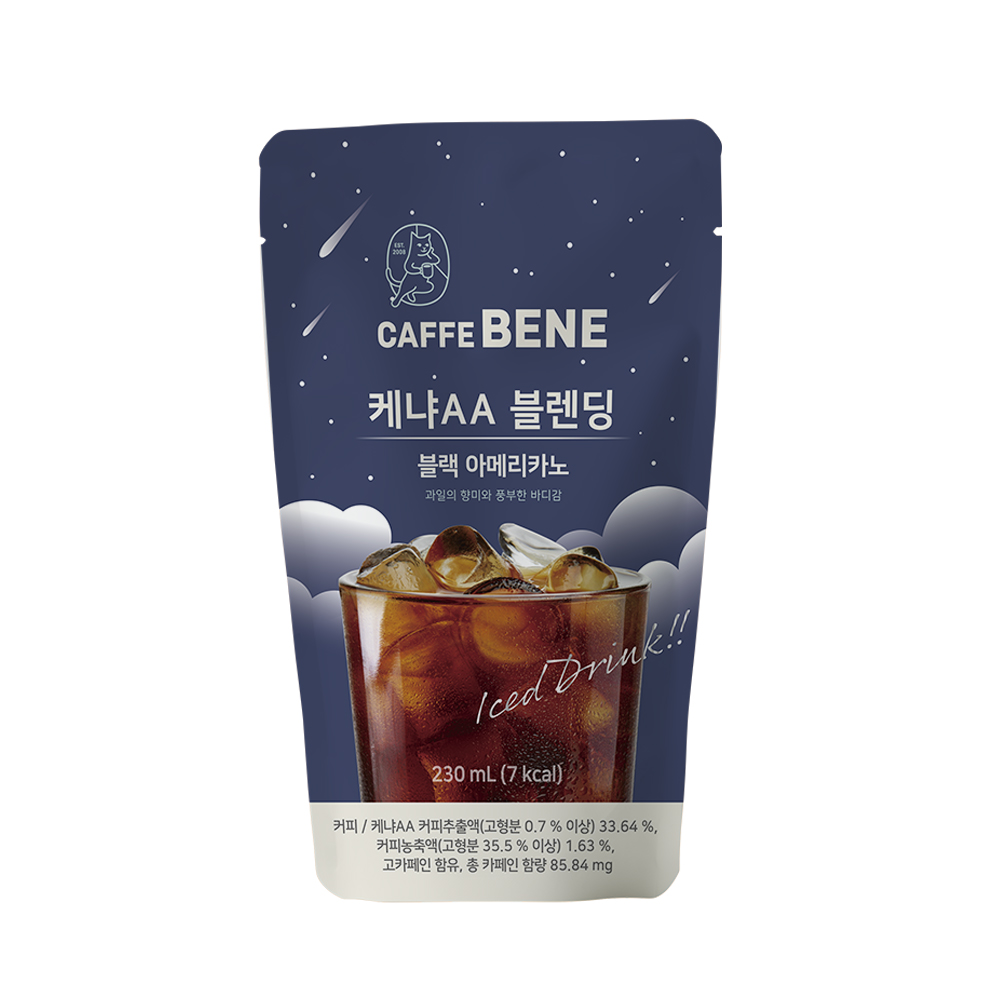 [카페베네] 케냐AA (230ml 50개입) 향이 뛰어난 커피!! : 카페모어커피