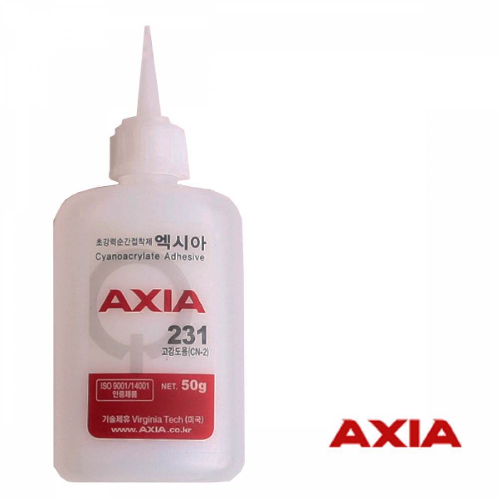 산업체전용 고강도용 순간접착제 231 50g AXIA 엑시아 CN2 순간본드 시아노 알테코 : 공구닷 메이커스툴