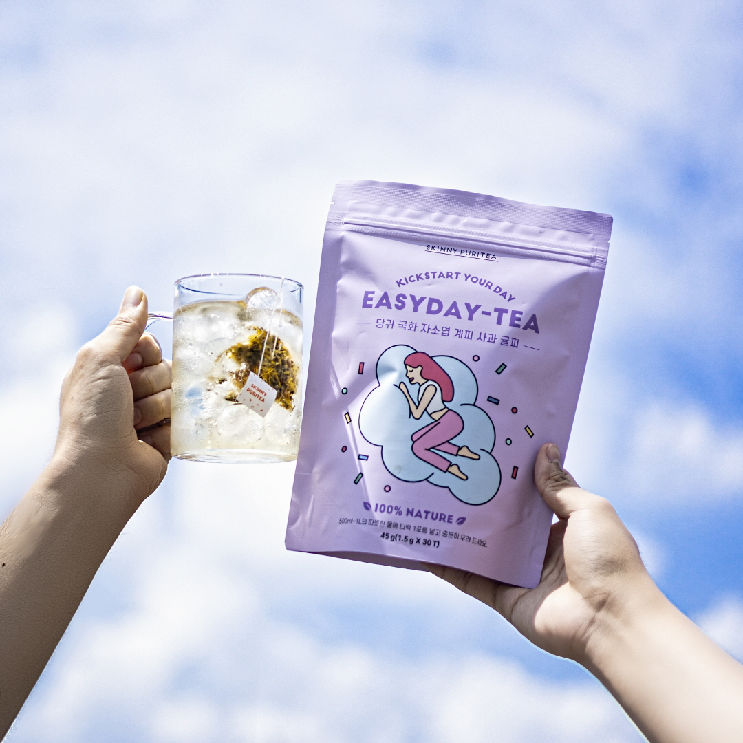 스키니퓨리티 이지데이티 당귀 국화 계피 허브 차 삼각 티백 TEA (30T) 1팩 (총 1개월분) : 퍼펙토