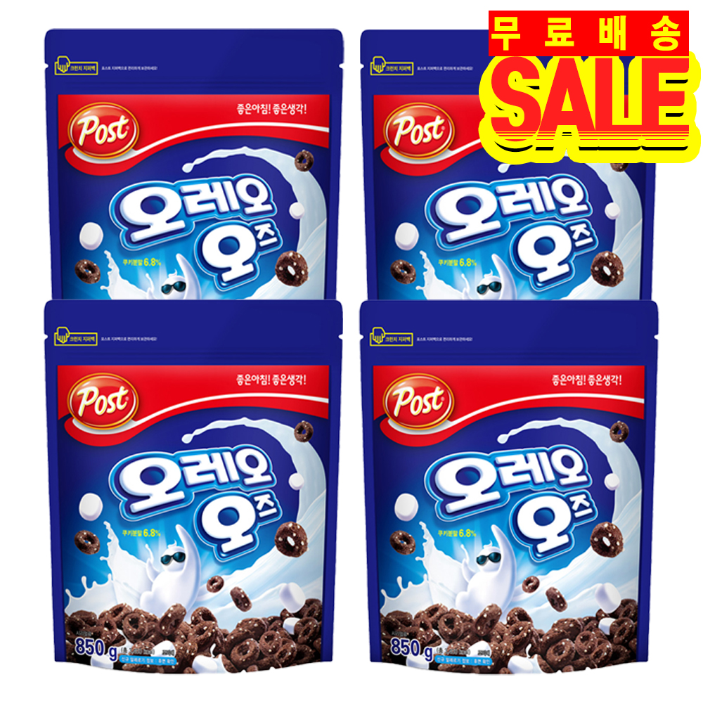 [무료배송]동서식품 포스트 오레오 오즈 850g x4개 : 플랜 88