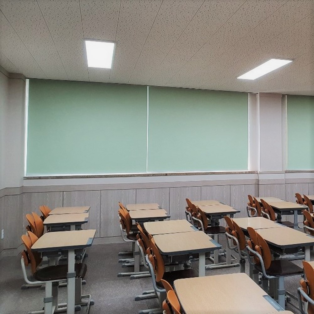 암막 롤스크린 블라인드 방수 방염 사무실 베란다 거실 안방 50x50 : 꾸며드림