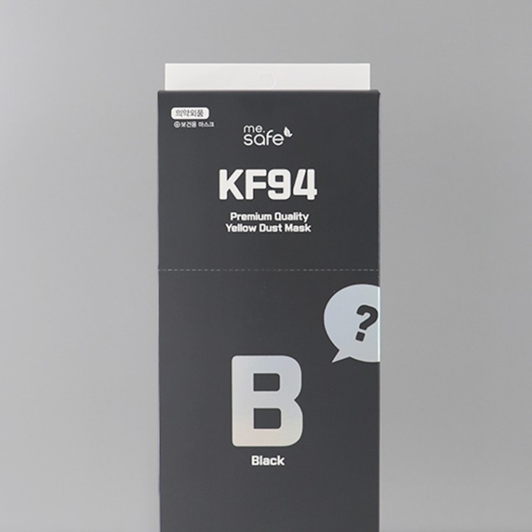 미세잎 프리미엄 KF94 대형마스크 블랙(10매 1BOX)개별포장 : 오인가족 대표이사