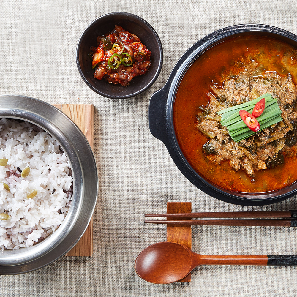 하동 추어탕 500g x 6팩 추어탕택배 추어탕포장 간편국 즉석냉동 보양음식 : 하동 우렁 추어탕