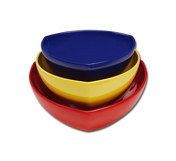 돌산멜라민 KDS DOLSAN 미색 칼라 삼각부페볼 DS-5778 5779 5780 뷔페 : 365주방마켓