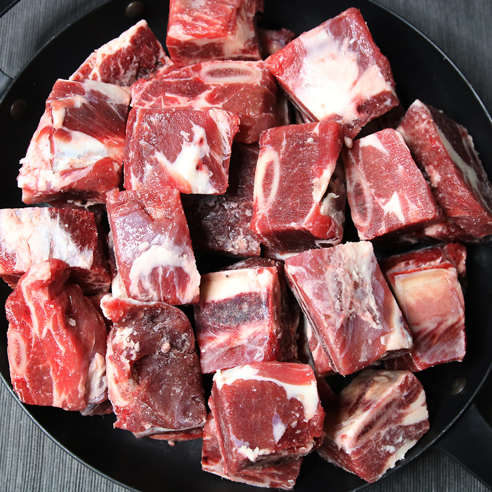 호주산 청정우 곡물 목초 소 척갈비 찜갈비 갈비찜용 1kg : 요기고기