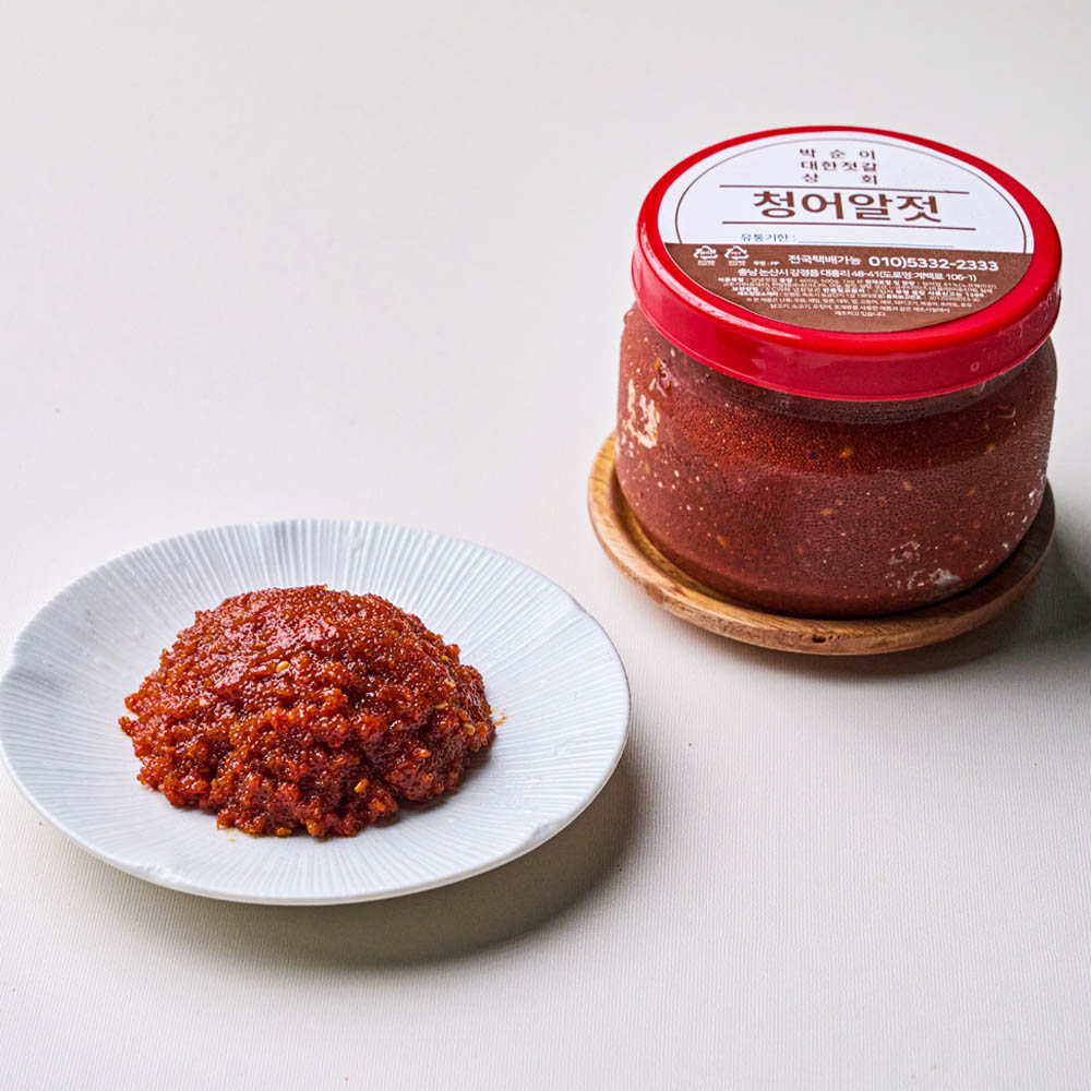 [박순이대한젓갈] 청어알젓 / 노르웨이산 청어알 함유 400g : 박순이 대한젓갈