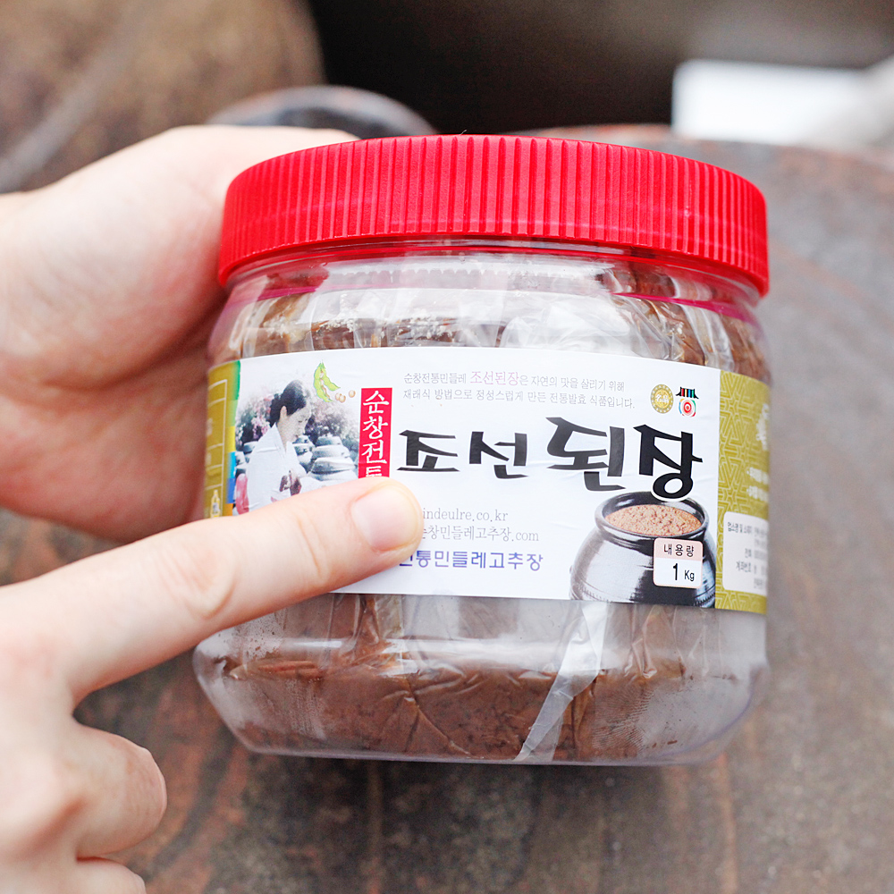 맛있는된장 순창 전통 재래식 조선 집 된장 1kg 민들레 : 순창고추장마을