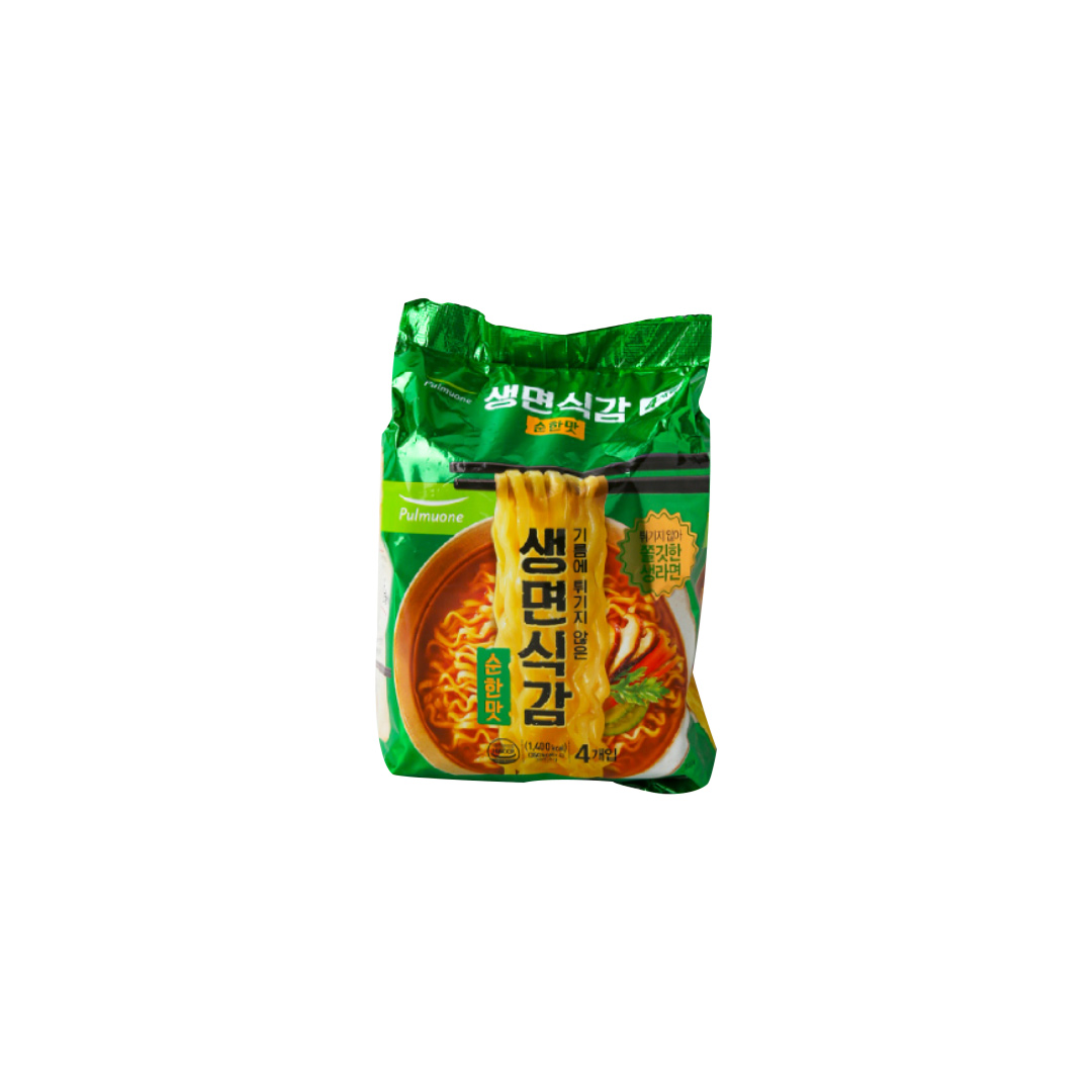 풀무원 생면식감 순한맛  389.6g (97.4gX4개입) (8801114137284) : 서울서남부농협하나로마트