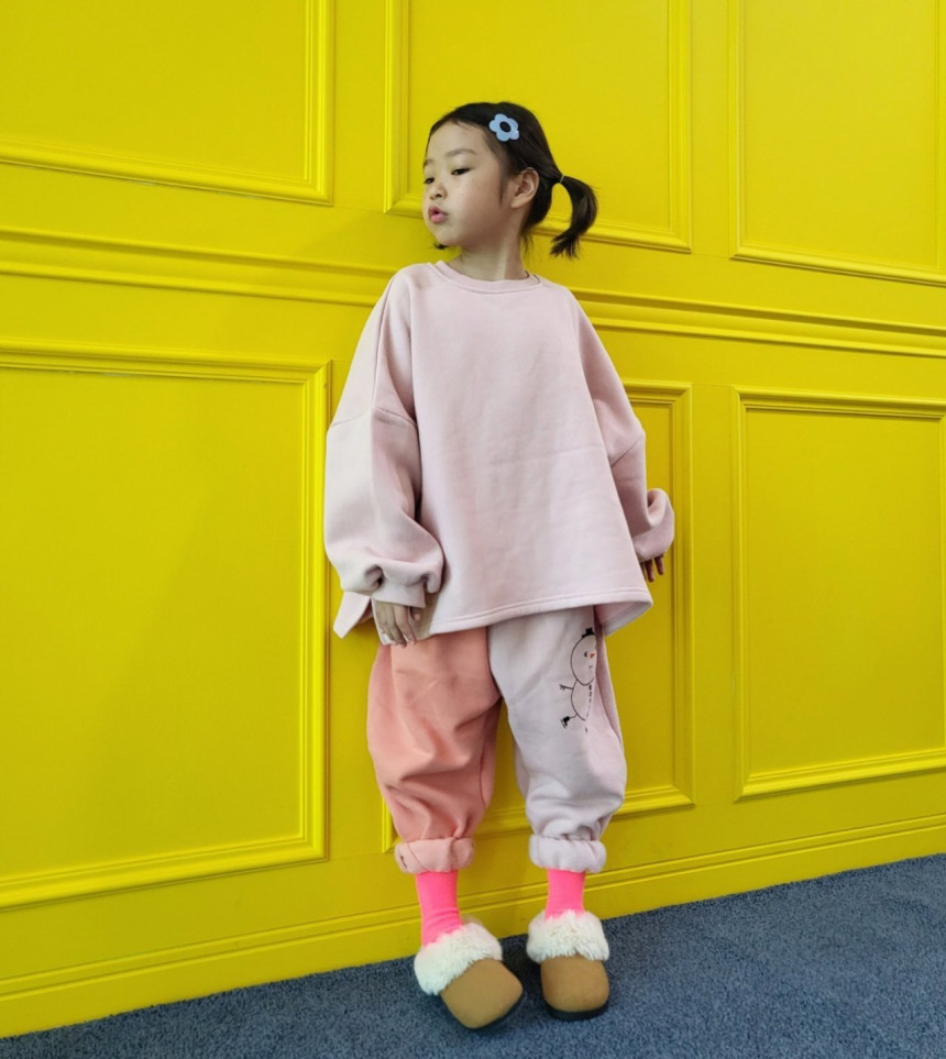 [바로배송]보보제이 눈사람티(핑크 L) / 재고 sale : 베베드아이