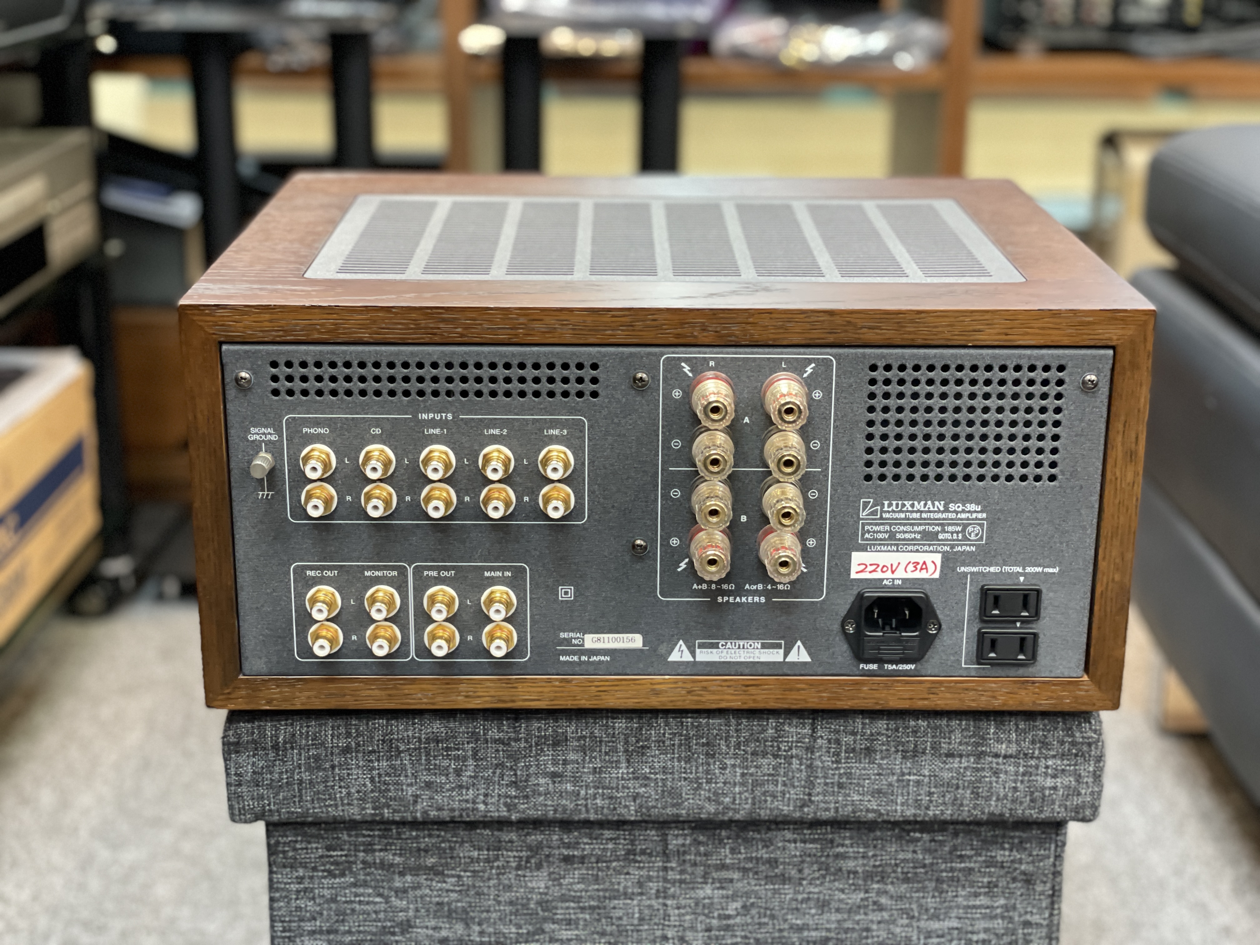 Luxman SQ-38u integrated amplifier 일본수제작 : 오디오라이프