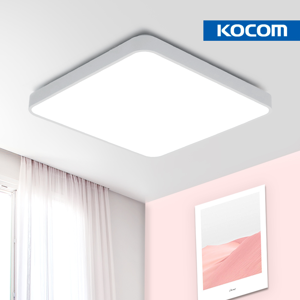 코콤 뉴시스템 사각 LED방등 50W 안방등 방등 조명 천정 led등 : 엔젤라이팅