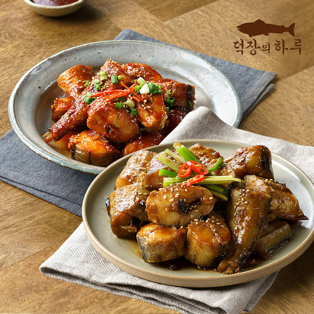 (모내기) 덕장의하루 손질 필요 없이 물에 씻어 조리하는 코다리찜 4팩 (손질코다리 350g x 4팩+소스 70g x 4팩) : 신세계라이브쇼핑