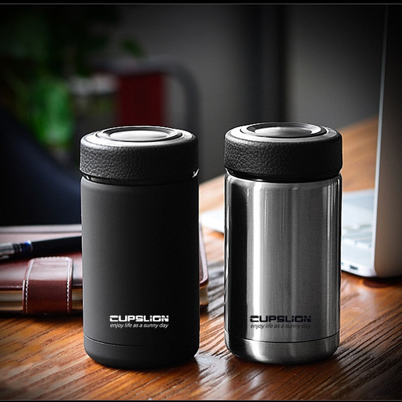 400ml 비즈니스 스타일 스테인레스 스틸 보온병 머그 자동차 진공 플라스크 커피 차 컵 Thermol 물 절연 병 텀블러 : 모아모아95
