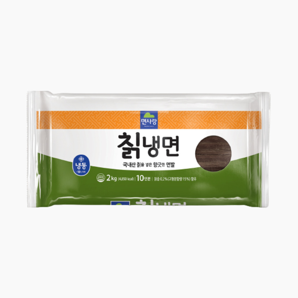 더식구 면사랑 칡냉면 2kg 6개 물 비빔 냉면사리 10인분 6개 : THE 식구