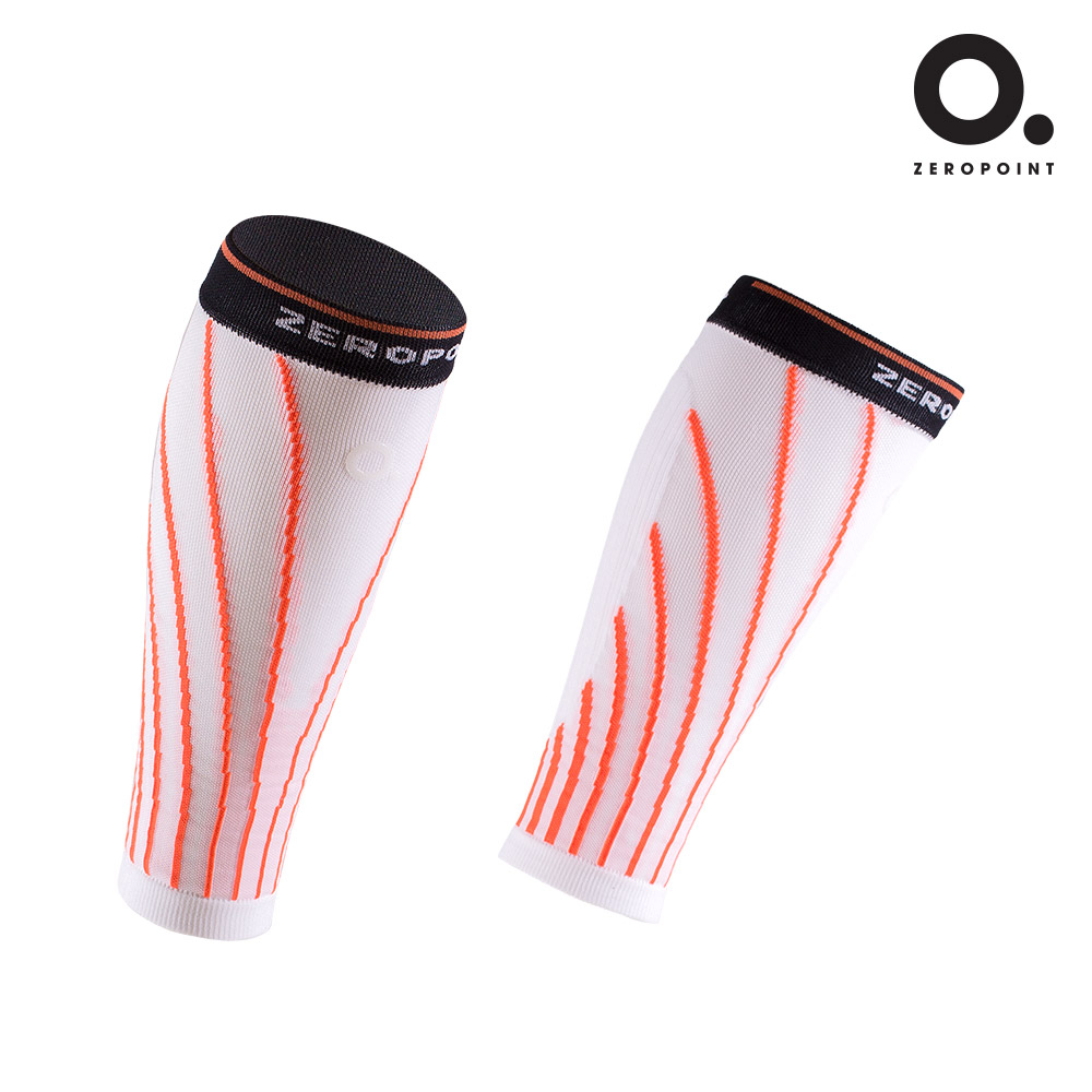 Zeropoint Pro Racing Calf Sleeve 프로레이싱 카프 슬리브 White Devils Orange 화이트 데빌 오렌지 : 제로포인트