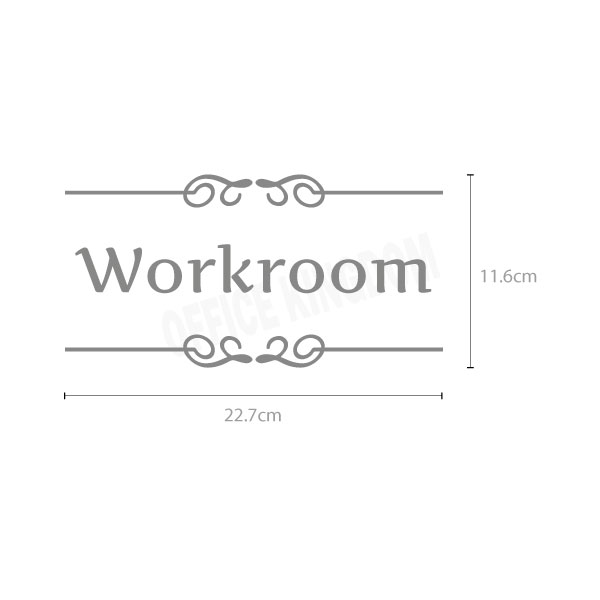 오피스왕국 작업실 workroom 그래픽스티커 : 오피스왕국