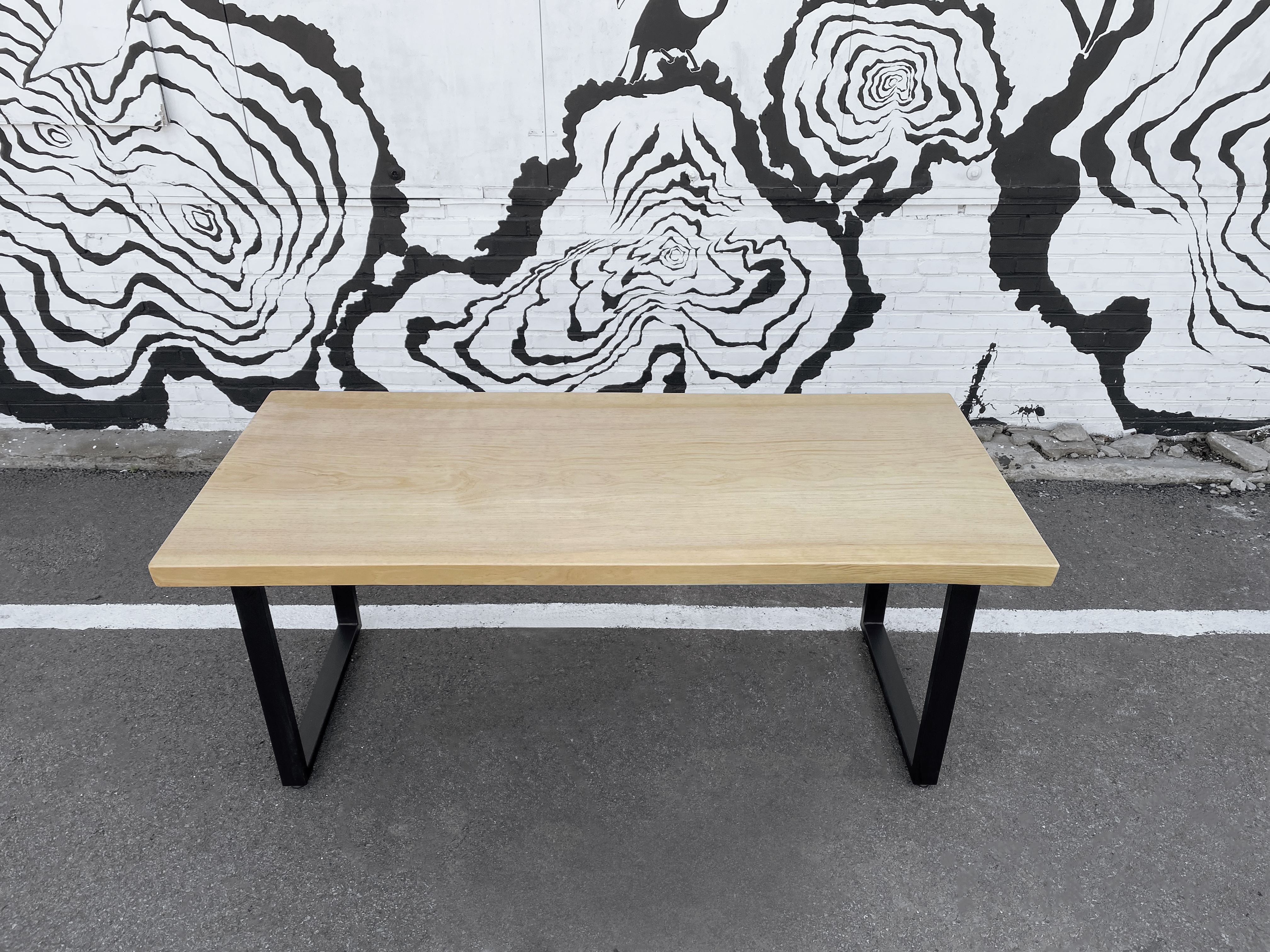 올우드 우드슬랩 벤치 테이블 카페테이블 카페 뉴송 식탁 원목 (5color) : ALLWOOD