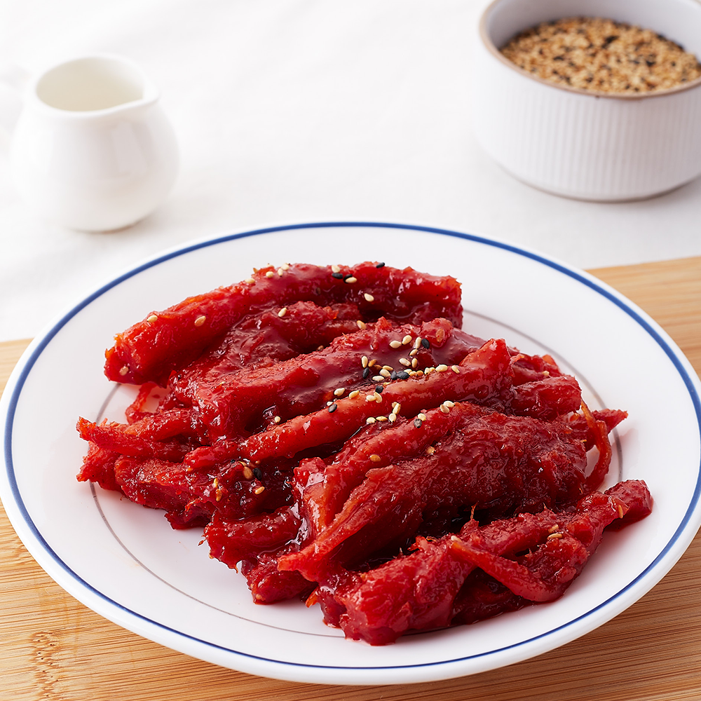 더덕무침(청) 4kg 식당 업소용 대용량 반찬 양념 더덕 구이 장아찌 밑반찬 : 맛사랑식품