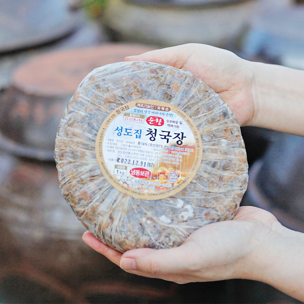국산콩 청국장 착한 옛날 가마솥 800g 순창 성도집 : 순창고추장마을
