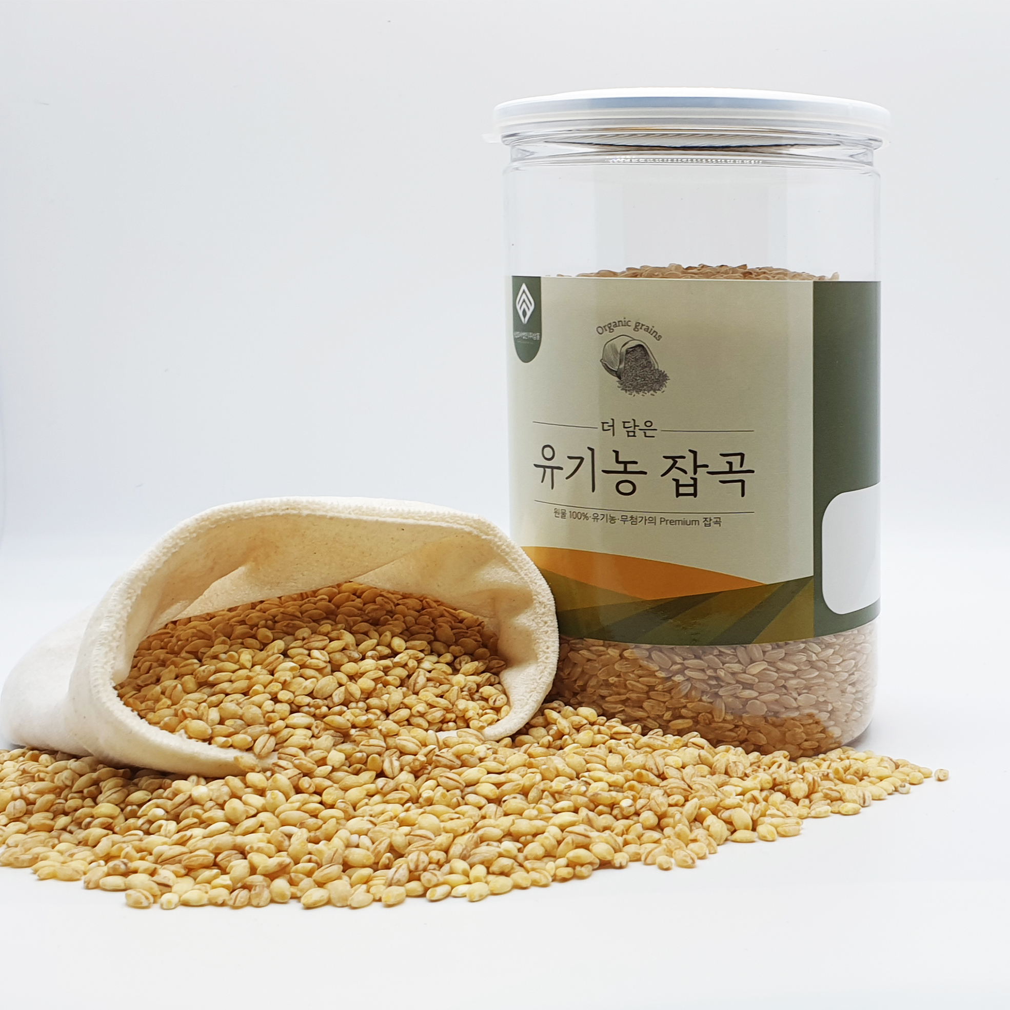 [농업회사법인(주)삼홍] 유기농 보리쌀 500g 2022년산 : 농업회사법인 삼홍