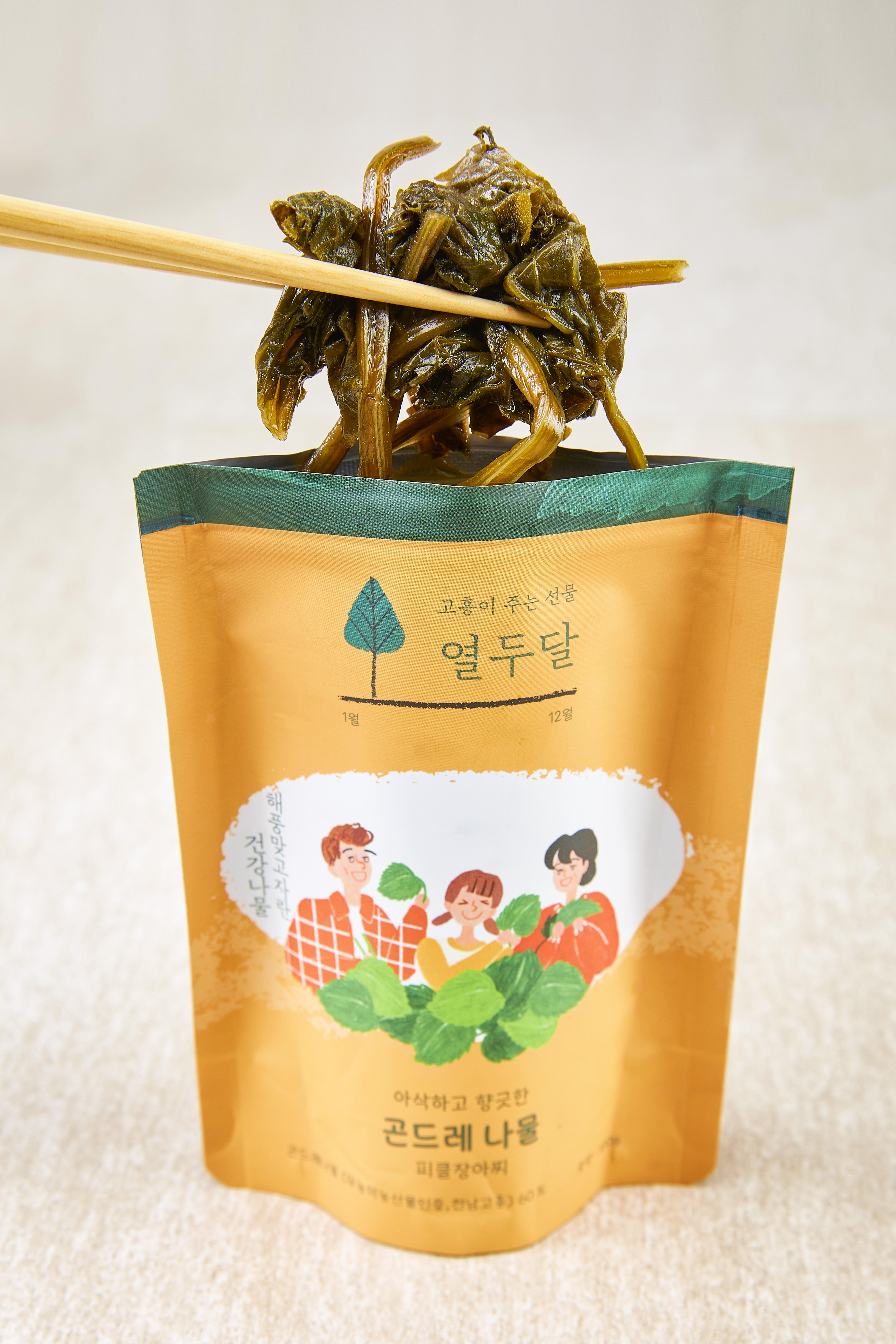 열두달 국내산 곤드레 나물 피클 장아찌 100g : 담우 DamWoo
