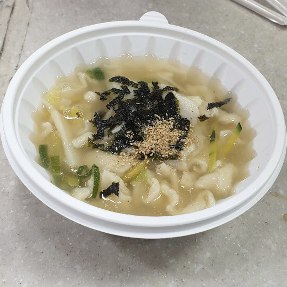 [경산시 배달] 든든한 찹쌀수제비 1그릇 [하양 하양손칼국수] : 동네시장 장보기