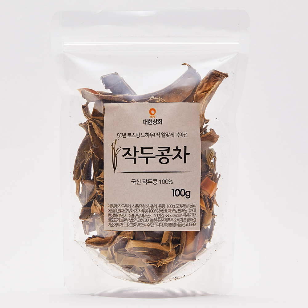 100% 국산 직접볶은 작두콩차 100g / 50년전통대현상회 : 대현상회 방앗간