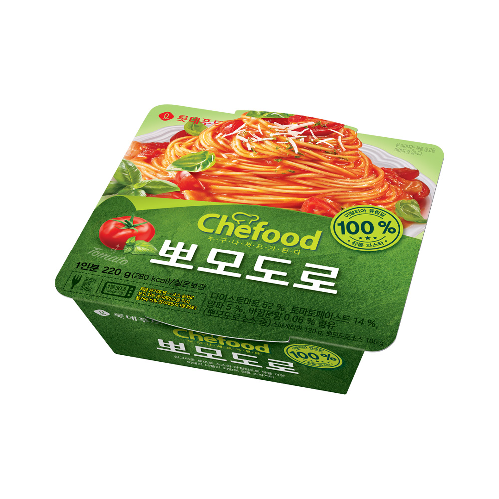 롯데웰푸드 쉐푸드 스파게티 볼로네이즈 220g : 파스퇴르365