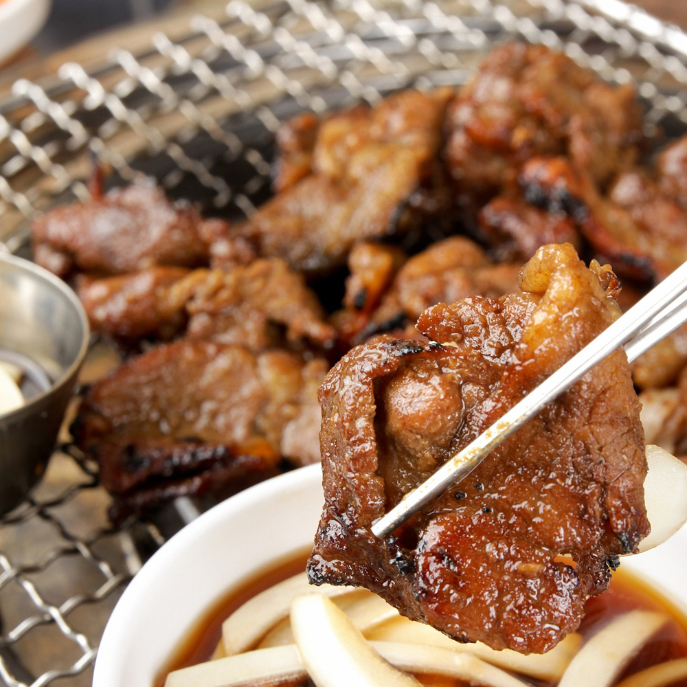국내산 한돈 순살 양념구이 1.2kg(갈비맛) ★(1+1) : 장원축산