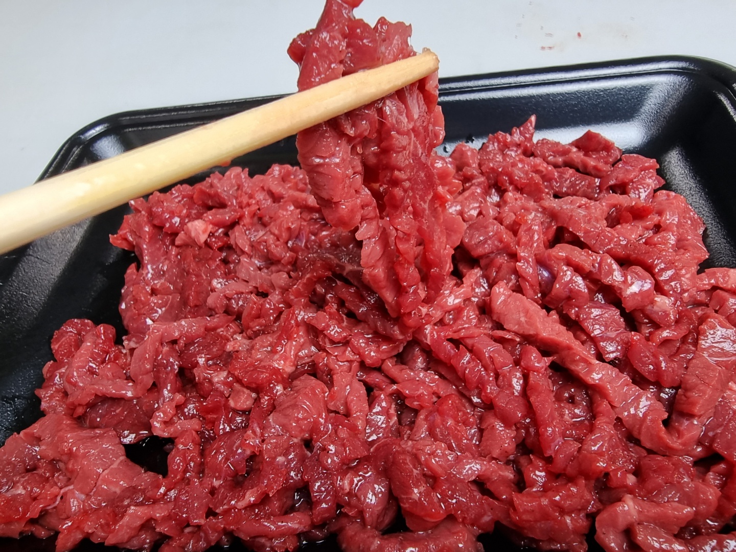 당일작업 싱싱한 육회 250g 국내산 육회 육사시미 한우육회 250g : 남부파머스