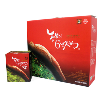 농부의6년정성 80mlx60포 건강기능식품 추석 명절 선물 엑기스 피로회복 원기회복 : JJ21
