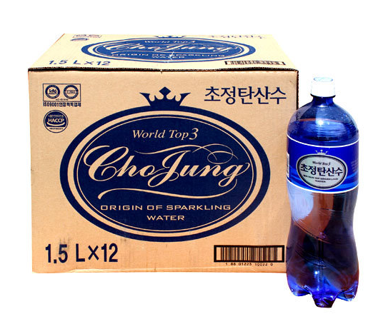 초정 탄산수 1.5l 12페트 / 천연 일화 초정리 광천수 : HARDONIER하도니어