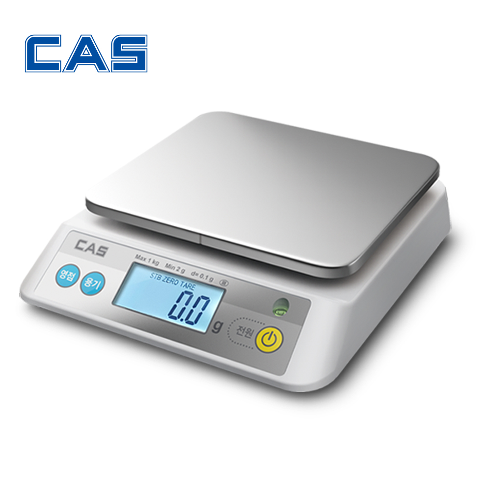 CAS 카스 전자저울 CKW-11WT 1kg/0.1g 베이킹 주방 쿠킹 다목적 계량 저울 : 비에스포유