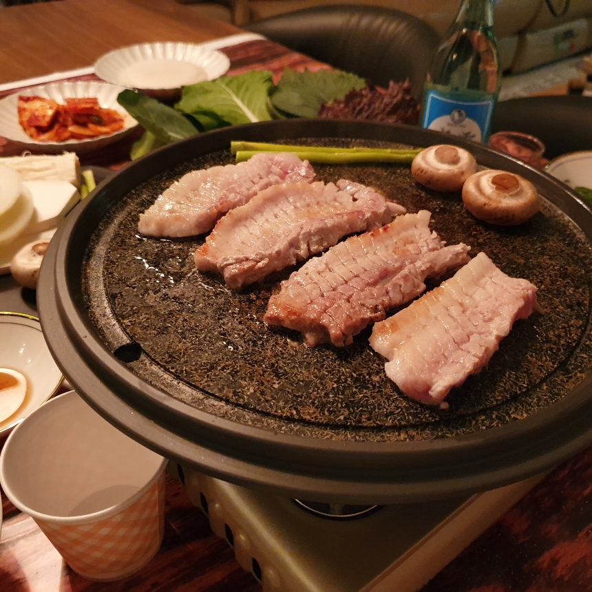 집에서 소고기 삼겹살 구이용 돌판 불판 돌불판 가정용 : 올데이홈