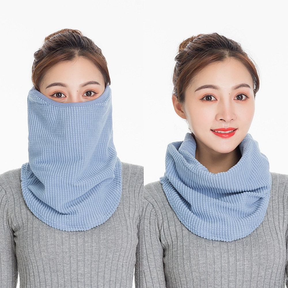 W 멀티 귀걸이형 넥워머 여성 멀티스카프 방한 목토시 : 위즈모아