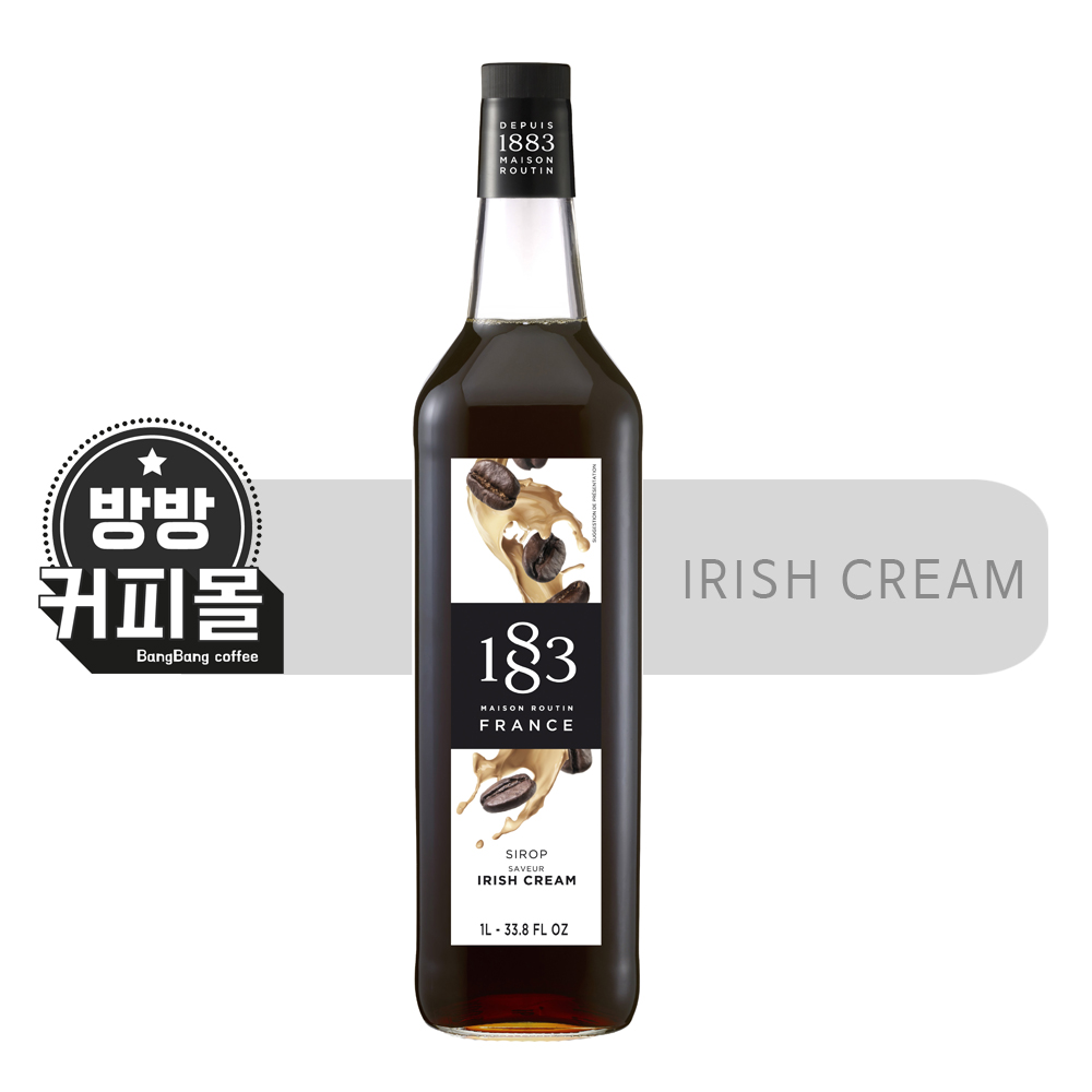 1883 아이리쉬크림 시럽 1000ml : 방방커피