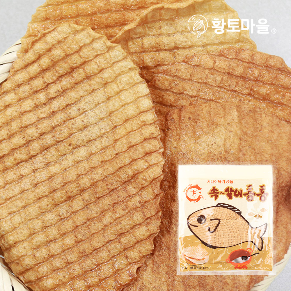 황토마을 튀김쥐포 속살이통통 400g (40장) : 황토식품