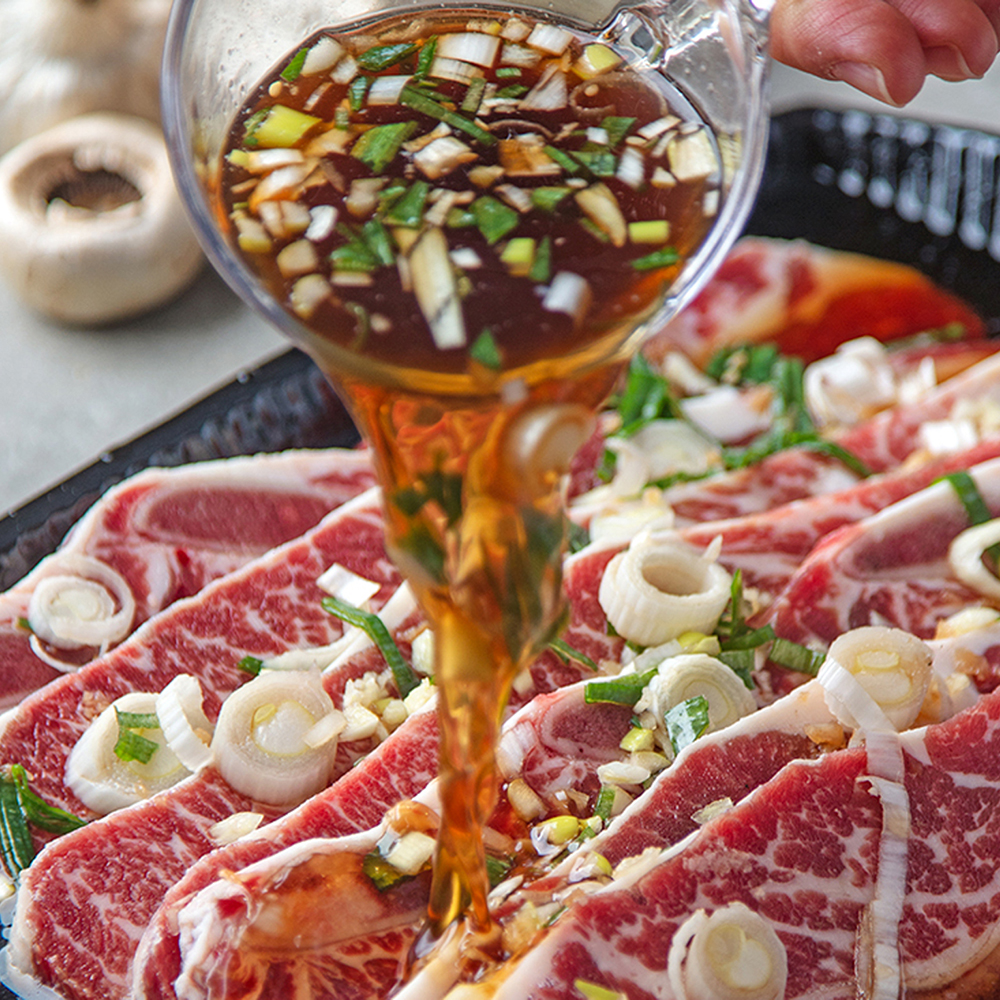 손가네 양념 LA갈비 엘에이 소갈비 초이스등급 1.2KG : 점빵아저씨