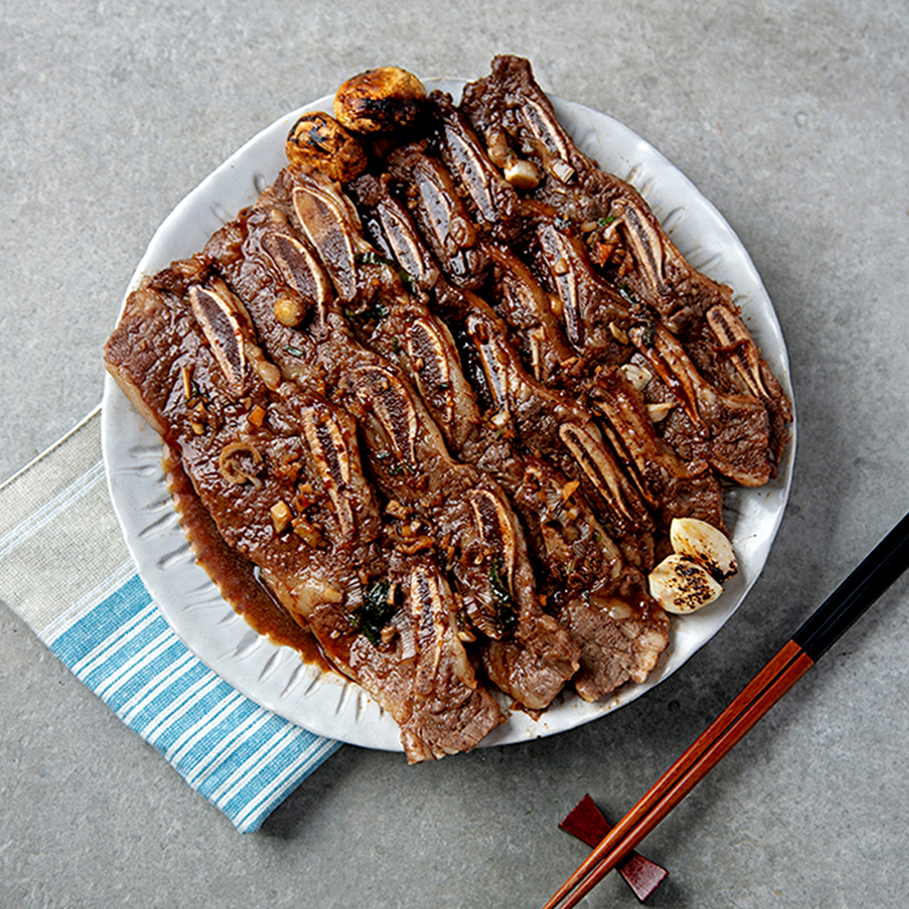 손가네 양념 LA갈비 엘에이 소갈비 초이스등급 1.2KG : 점빵아저씨