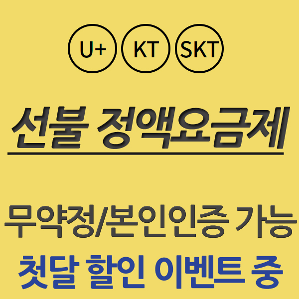 데이터 선불 유심 폰 개통 요금제 kt sk lg 무제한 무료 : 알뜰폰 선불유심 대리점