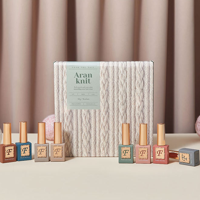 FROM THE NAIL 프롬더네일 ARAN KNIT 아란니트 8종SET : 셀프네일아트