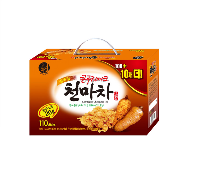 송원식품 우리차 콘푸레이크 천마차 20g x 110개입 : JH유통몰