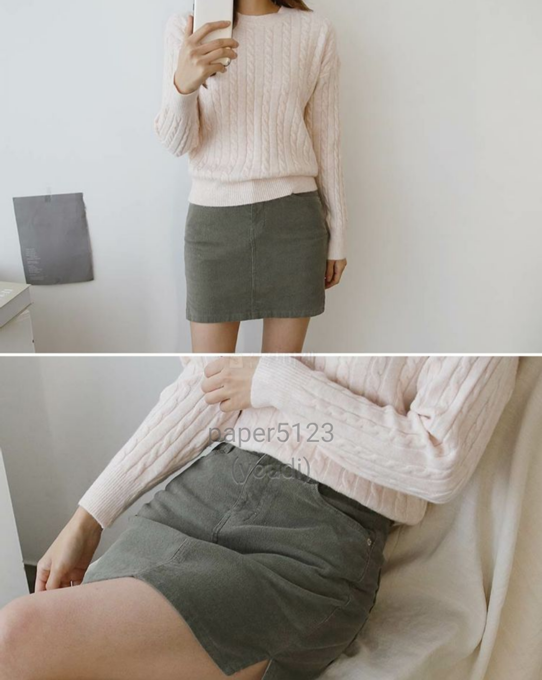 골덴치마바지미니스커트골프치마 : 빼빼언니