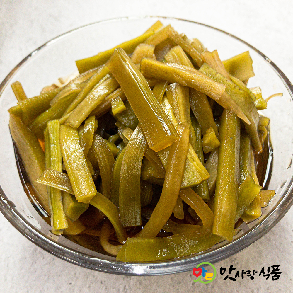 산상추 절임(남동) 10kg 식당 업소용 대용량 반찬 줄기상추 궁채 장아찌 : 맛사랑식품