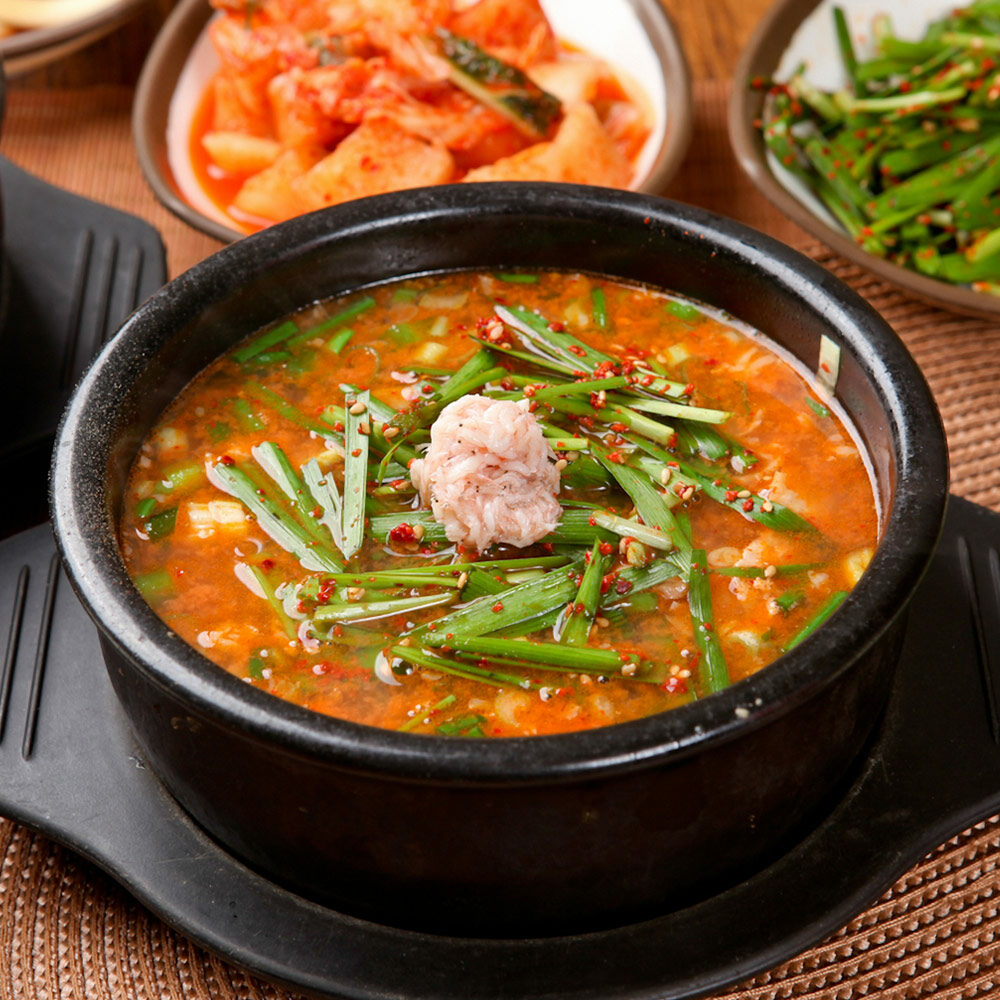 늘바른 얼큰돼지국밥600g(1+1+1+1)총4봉 : 신세계라이브쇼핑