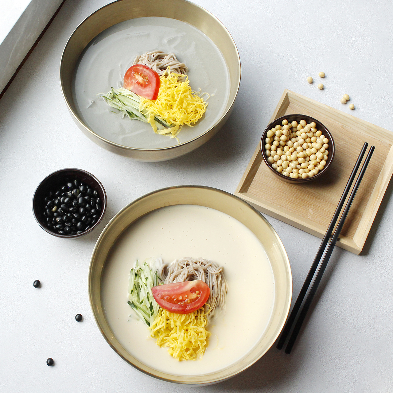 [100% 순메밀면 10봉] 쫄깃한 메밀국수 냉메밀 모밀소바 콩국수면 막국수 칼국수면 : 백세명가 콩작소
